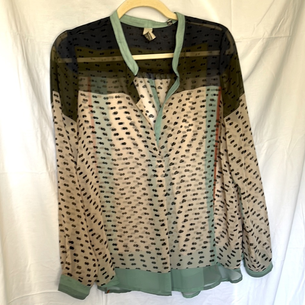 Anthropologie Konrad and Joseph chiffon blouse